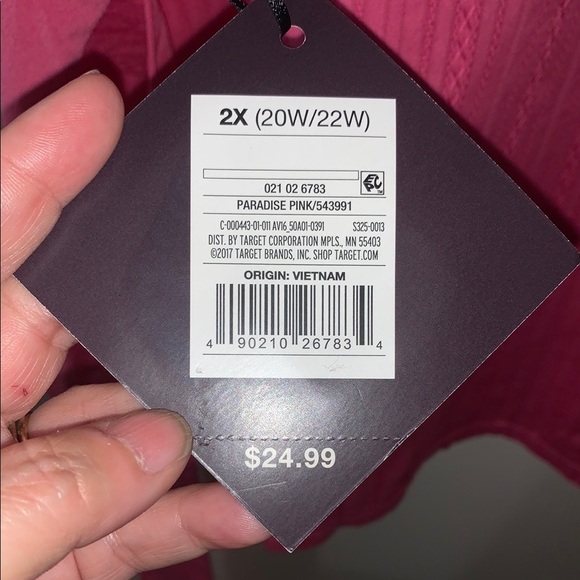 BNWT Ava & Viv Pink Women's Top - Picture 5 of 10